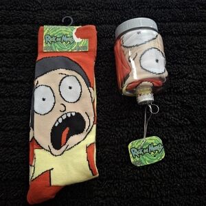 Rick and Morty Socks and Jar Set